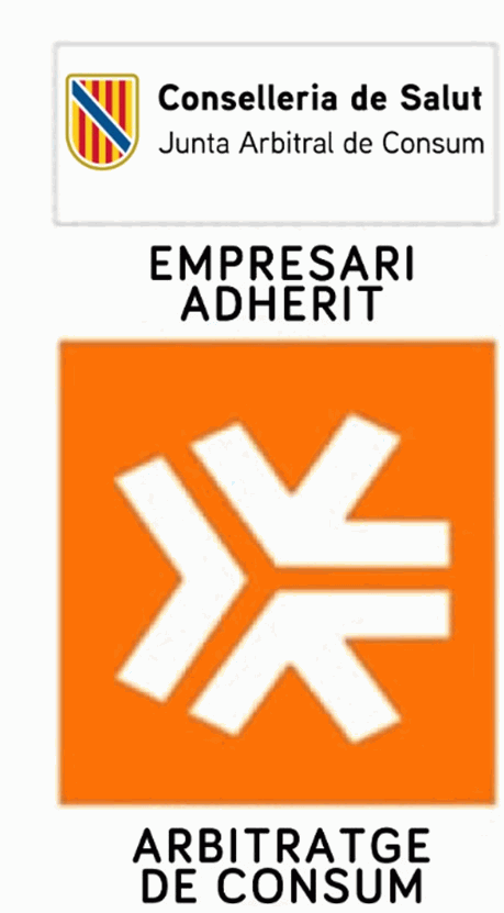 Empresa adherida a la resolució de conflictes mitjançant l'arbitratge de consum.
